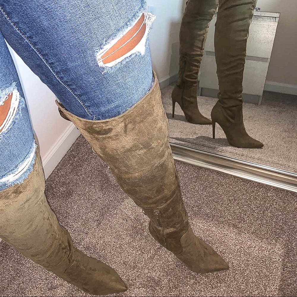 Thigh high boots